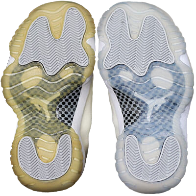 Restored and protected sneaker soles